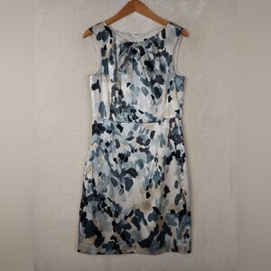 Ann Taylor Silk Sheath Dress Womens 10